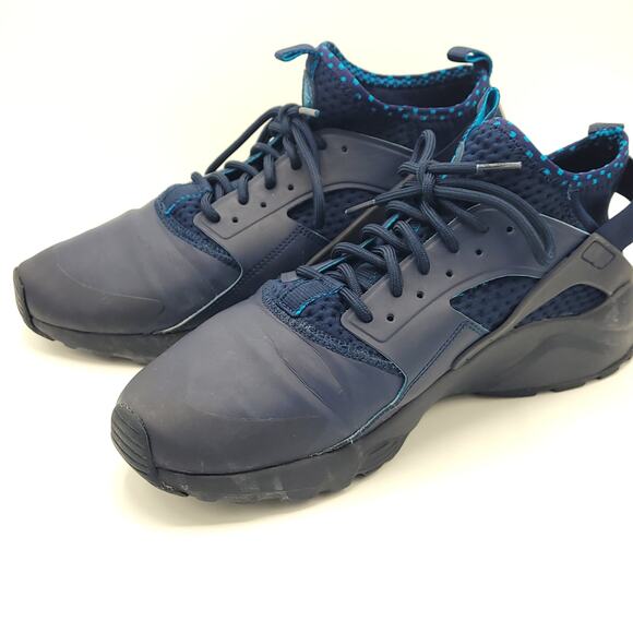 Nike Air Huarache Run Ultra SE Obsidian 875841-400 blue men's size 12 - Picture 4 of 7